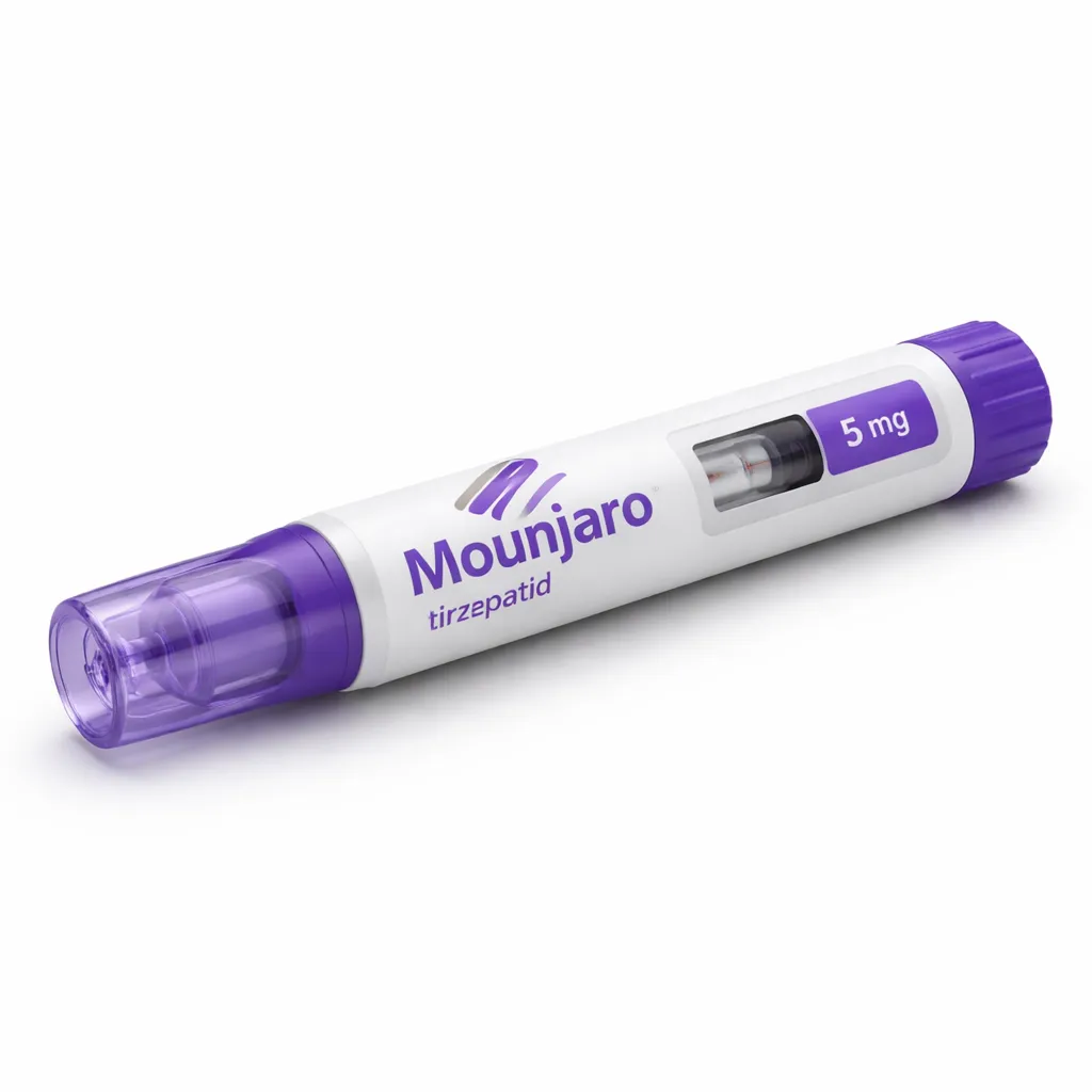 KI generiertes Bild eines Mounjaro Quick Pens.